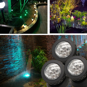 Solar Powered LED Underwater Lights JT-36LED Water Resistant Garden Pond Lighting - Product Image 4