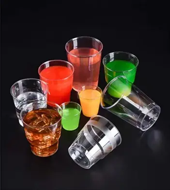 Eco Friendly Disposable Plastic Cup Compostable Biodegradable Clear PET PP Plastic Cup With Lid