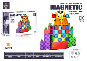 3.75 cm <strong>Mini</strong> Magnetic Tiles with <strong>Iron</strong> Box <strong>Building</strong> <strong>Block</strong> <strong>Set</strong> Magnetic Tiles Travel <strong>Set</strong> Festival Gifts for Children's School <strong>Toys</strong> - Product Image 4