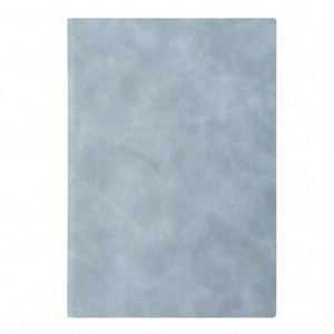 Carnets et journaux scolaires personnalisés en cuir PU blanc A5, reliure rigide, vente en gros - Product Image 1