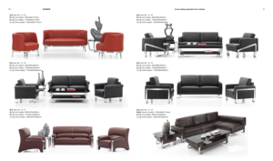 Muebles de espera con estilo contemporáneo, sillas de sala de estar para decoración del hogar, dormitorio, apartamento, uso de Hotel para centro comercial y Hospital - Product Image 3