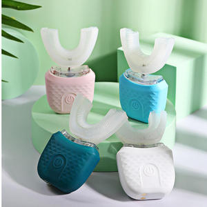 Cepillo de Dientes Eléctrico Sónico Recargable IPX7 en Forma de U de 360 Grados, Cerdas de Silicona, Carga Inalámbrica, Uso Doméstico, 4 Modos de Limpieza - Product Image 5