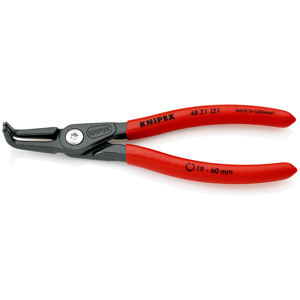 คีมหนีบวงแหวน KNIPEX 48 21 J21 SB สำหรับวงแหวนภายในแบบมีรู เคลือบเรซิน - Product Image 1