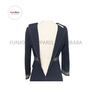 ชุดยูนิฟอร์มแอร์โฮสเตสแบบชุดเดรสขาย ชุดยูนิฟอร์มสายการบินสำหรับผู้หญิง - Product Image 6