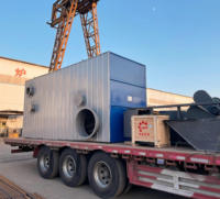 Boiler Udara Panas Otomatis Horizontal Multi-Bahan Bakar Biomassa/Kayu/Arang 5,6MW untuk Industri, Pasokan Udara Panas 4.800.000 KCal