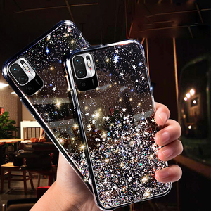 Funda para <span class=keywords><strong>Redmi</strong></span> <span class=keywords><strong>Note</strong></span> <span class=keywords><strong>10</strong></span> <span class=keywords><strong>Pro</strong></span>, Funda Transparente Brillante con Purpurina y Estrellas para Teléfono Móvil, Carcasa Trasera para <span class=keywords><strong>Redmi</strong></span> <span class=keywords><strong>Note</strong></span> <span class=keywords><strong>10</strong></span> - Product Image 4