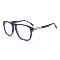 Lunettes de lecture carrées en acétate rayé, unisexes, monture complète, accents or et argent, monture légère, 4 couleurs au choix