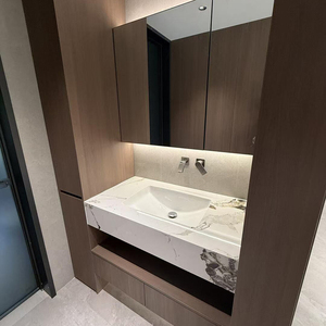 Set di <span class=keywords><strong>Mobili</strong></span> da <span class=keywords><strong>Bagno</strong></span> su Misura <span class=keywords><strong>per</strong></span> Tutta la Casa Mobile Lavabo Moderno in Legno Massello - Product Image 3