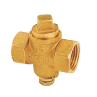 Vanne à boisseau sphérique BMAG en laiton à 2 voies, corps forgé à chaud, commande hydraulique, soupape de sécurité pour systèmes d'eau industriels