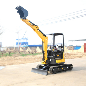 Chinese ELORRY EL10 Mini Excavator 1ton 0.1 Cubic Meter ECE Small Digger Crawler - Product Image 1