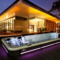 Grande qualité et bon marché SPA extérieur avec piscine en acrylique et Balboa