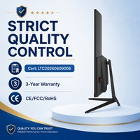 Moniteur de jeu VA 1K de 24,5 pouces 75Hz 144Hz 165Hz à micro-cadre, rétroéclairage LED, 16:9, 5ms, écran de bureau pour le bureau et l'e-sport