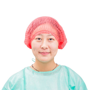 Isposable-Sombrero de banda tejida, cubierta de cabeza bouffant - Product Image 4