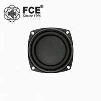 Haut-parleur de subwoofer audio FCE 3 pouces 4Ω 10W, haut-parleur large bande pour sonorisation / audio / enceintes de fête / automobile