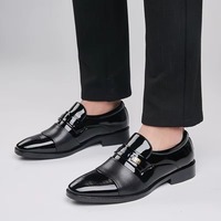 Chaussures Oxford formelles pour hommes, en PU, à semelle plate, confortables, pour le bureau, les mariages, les fêtes et le quotidien