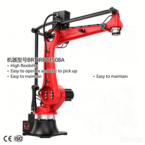Robot articulé 4 axes BORUNTE de 8 kg de charge utile avec moteur et boîte de vitesses pour les processus d'estampage et de palettisation 220V – Fournisseur d'usine - Product Image 2