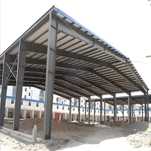 Pronto Feito Modular Aço Metal Estacionamento Garagem Carro Galpão <span class=keywords><strong>Carport</strong></span> Construção De Estrutura De Aço Pré-fabricada