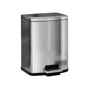 bathroom wall mounted stainless steel liner bags on roll kitchen garbage food small plastic mini dustbin trash can waste bin