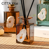 Diffuseur de parfum en verre personnalisé, bouteille d'arôme sans alcool, huile essentielle, décoration parfumée pour hôtel, maison, salle de bain