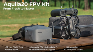 Nuevo Modelo BETAFPV Aquila20 Kit FPV <span class=keywords><strong>Dron</strong></span> Completo, <span class=keywords><strong>Mini</strong></span> <span class=keywords><strong>Dron</strong></span> de Carreras RC de 10 Minutos con Cámara FPV de Primera Visión y Gafas - Product Image 6