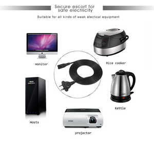 Cable de Alimentación con Certificación SAA, Enchufe Australiano de 2 Pines a IEC C7, Cable de Corriente Alterna Estándar Australiano para Computadora Portátil/Impresora/LED - Product Image 4