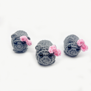 Neuzugang kawaii gefüttert plüsch mini trauerhafter <span class=keywords><strong>hamster</strong></span> schlüsselanhänger plüsch spielzeug trauerhafter <span class=keywords><strong>meme</strong></span> häkeln - Product Image 1