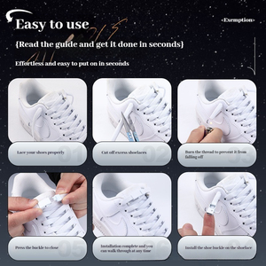 Nouveaux lacets de course sans attaches dentelle élastique plate pour le <span class=keywords><strong>basket</strong></span>-ball sans <span class=keywords><strong>lacet</strong></span> boucle de presse lacets de chaussures Clip pour enfants adultes - Product Image 6