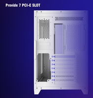 AntarcChill Atx Mid Tower Gaming Computer Cases Towers Cabinet Gaming Pc Case With Argb Fan & Type-C Desktop Casing
