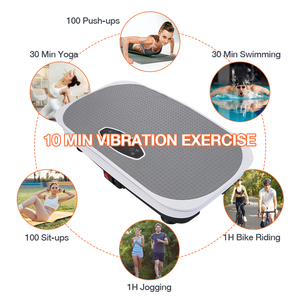 <strong>Vibration</strong> Plate Fitness Platform Exercise Machine Vibrating Lymphatic Drainage Shaking - Product Image 2