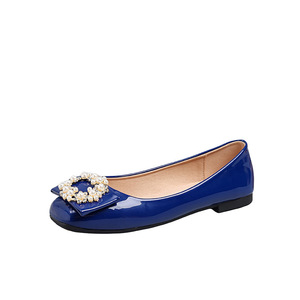 <span class=keywords><strong>Ballerine</strong></span> da Donna Estive/Autunnali con <span class=keywords><strong>Punta</strong></span> Affusolata in Pelle Verniciata e Strass, Slip-On Casual Eleganti con Suola Morbida in PU Anti-Odore - Product Image 4