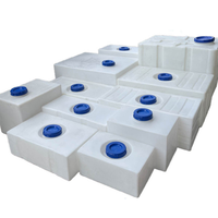 Réservoir d'eau en plastique carré rotomoulé portable et étroit pour le stockage de l'équipement d'égout extérieur épaissi et plat