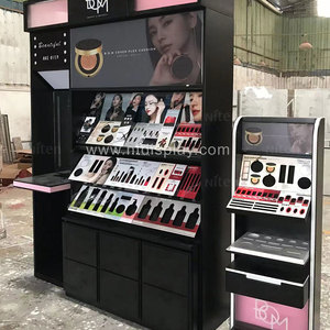 Bespoke Logo tùy chỉnh thiết kế mỹ phẩm trang điểm cửa hàng đồ nội thất cố định vẻ đẹp tạo nên sản phẩm thử nghiệm hiển thị đứng cho triển lãm - Product Image 5