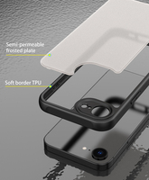 Coque de protection antichoc mate en TPU et PC pour iPhone 17e 16e 17 Pro Max 16 15