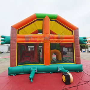 Château gonflable commercial pour enfants, combo dinosaure, avec toboggan, pour extérieur - Product Image 3