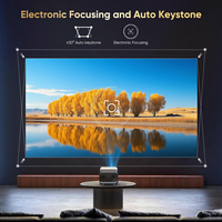 Projecteur de cinéma maison portable OEM ODM personnalisable 4K certifié Google TV OS 1080P Full HD Mini LED LCD, directement de l'usine