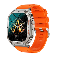 Montre connectée 2023 pour homme et femme K57Pro, étanche 100 m, robuste, grand écran HD, suivi de la forme physique, montre connectée pour Android et iOS