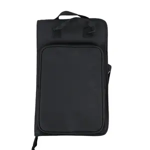 नि:शुल्क नमूना अनुकूलित लोगो 600डी वाटरप्रूफ ड्रम स्टिक बैग पर्कशन किट कैरियर पाउच ड्रमस्टिक बैग
