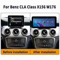 Reproductor Multimedia para Automóvil con Pantalla Táctil de 10.25"/12.3" y 8+128 GB para Mercedes-Benz Clase A X156 W176 NTG4.5, Android Auto, CarPlay, Video para Automóvil