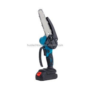 Mini tronçonneuse sans fil de qualité industrielle de 6 pouces avec poignée supérieure et 2 batteries, option OEM pour l'élagage et la coupe du bois - Product Image 5