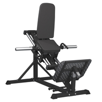 Équipement de gymnastique Presse à jambes compacte à 45 degrés et augmentation du mollet Machine d'exercice combinée Charge de la plaque d'extension d'étirement des jambes