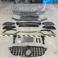 Kit de carrosserie de pare-chocs avant Facelift pour Mercedes Benz W205 2015-2021 Classe C mise à niveau C63 AMG avec garde-boue de capot vente en gros