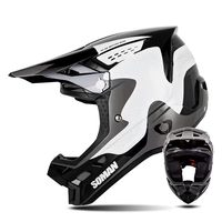 Casque de moto tout-terrain avec système de refroidissement multidirectionnel, casque de motocross avec boucle double D pour moto tout-terrain