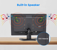 Moniteur LED TFT LCD 13,3 pouces 16:9 1366*768 ou 1920*1080 HDMI VGA AV BNC USB pour la surveillance maritime