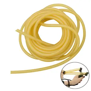 Tubo de goma de látex 3050 Natural, bandas elásticas para tirachinas, accesorios para arco de tiro al aire libre, 1m