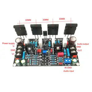 200W Mono amplificador de potência 1943 + 5200 alta potência tubo Amplificador Board