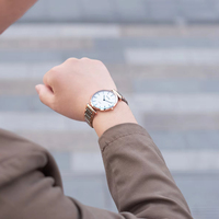 EYKI Cuarzo Mujeres Relojes Pareja Relojes para Amantes Impermeable Japón Movt Cuarzo Logotipo Personalizado Reloj