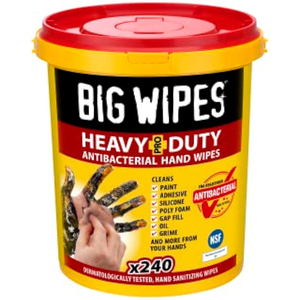 Toallitas industriales resistentes sin alcohol no tejidas de gran tamaño personalizadas OEM 240 uds/Cubo de extracción para uso en taller - Product Image 1