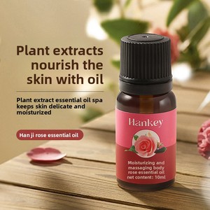 Huile Essentielle Composée Coréenne Rose, Armoise et Graines de Cannelle 10ml – Traitement Beauté Salon, Massage Guasha, Huile Corporelle Multi-Types de Peau - Product Image 1