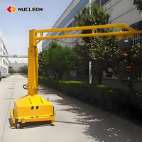 2025 nouvelle conception grue à flèche rotative à 360 ° 1 tonne 2 tonnes 3 tonnes 5 tonnes grue en porte-à-faux mobile avec palan électrique
