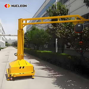 2025 New Design 360&deg; Rotation Jib <strong>Crane</strong> 1 Ton 2 Ton 3 Ton 5 Ton Movable <strong>Cantilever</strong> <strong>Crane</strong> with Electric Hoist - Product Image 4